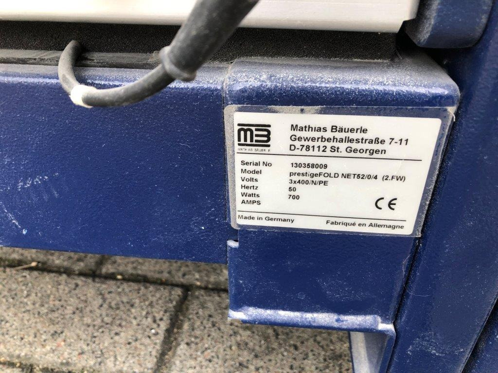 Mathias Bäuerle Prestige FoldNet 52-4-4-FSA-AM 52 buckle plate folding machine - Locīšanas mašīna: foto 5 Mathias Bäuerle Prestige FoldNet 52-4-4-FSA-AM 52 buckle plate folding machine - Locīšanas mašīna: foto 5