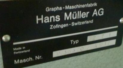 Muller Martini 271 Wire Stitching Machine - Drukas iekārtas: foto 5 Muller Martini 271 Wire Stitching Machine - Drukas iekārtas: foto 5