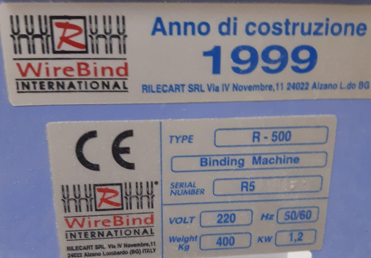 Ring binder and calendar binding machine Rilecart R-500 - Iesiešanas mašīna: foto 3 Ring binder and calendar binding machine Rilecart R-500 - Iesiešanas mašīna: foto 3