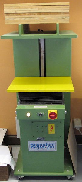 Zechini Gra-for Special 85 rolling semi-automatic book press - Iesiešanas mašīna: foto 1 Zechini Gra-for Special 85 rolling semi-automatic book press - Iesiešanas mašīna: foto 1