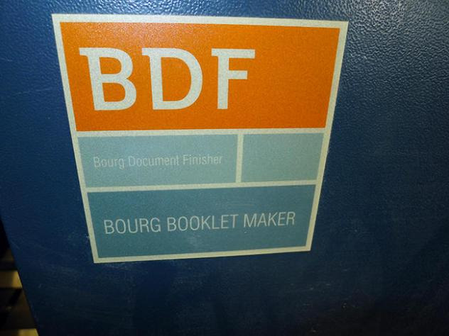 C. p. Bourg BDF booklet finisher - Drukas iekārtas: foto 4 C. p. Bourg BDF booklet finisher - Drukas iekārtas: foto 4