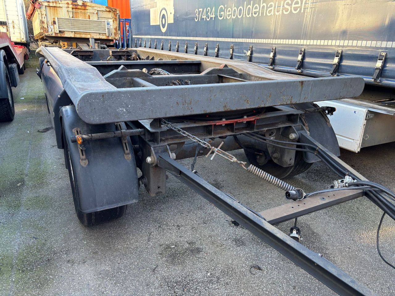 Jung R. TOP ZUSTAND / MICHELIN Ber. - Multilift/ Būvgružu konteinera piekabe: foto 1 Jung R. TOP ZUSTAND / MICHELIN Ber. - Multilift/ Būvgružu konteinera piekabe: foto 1