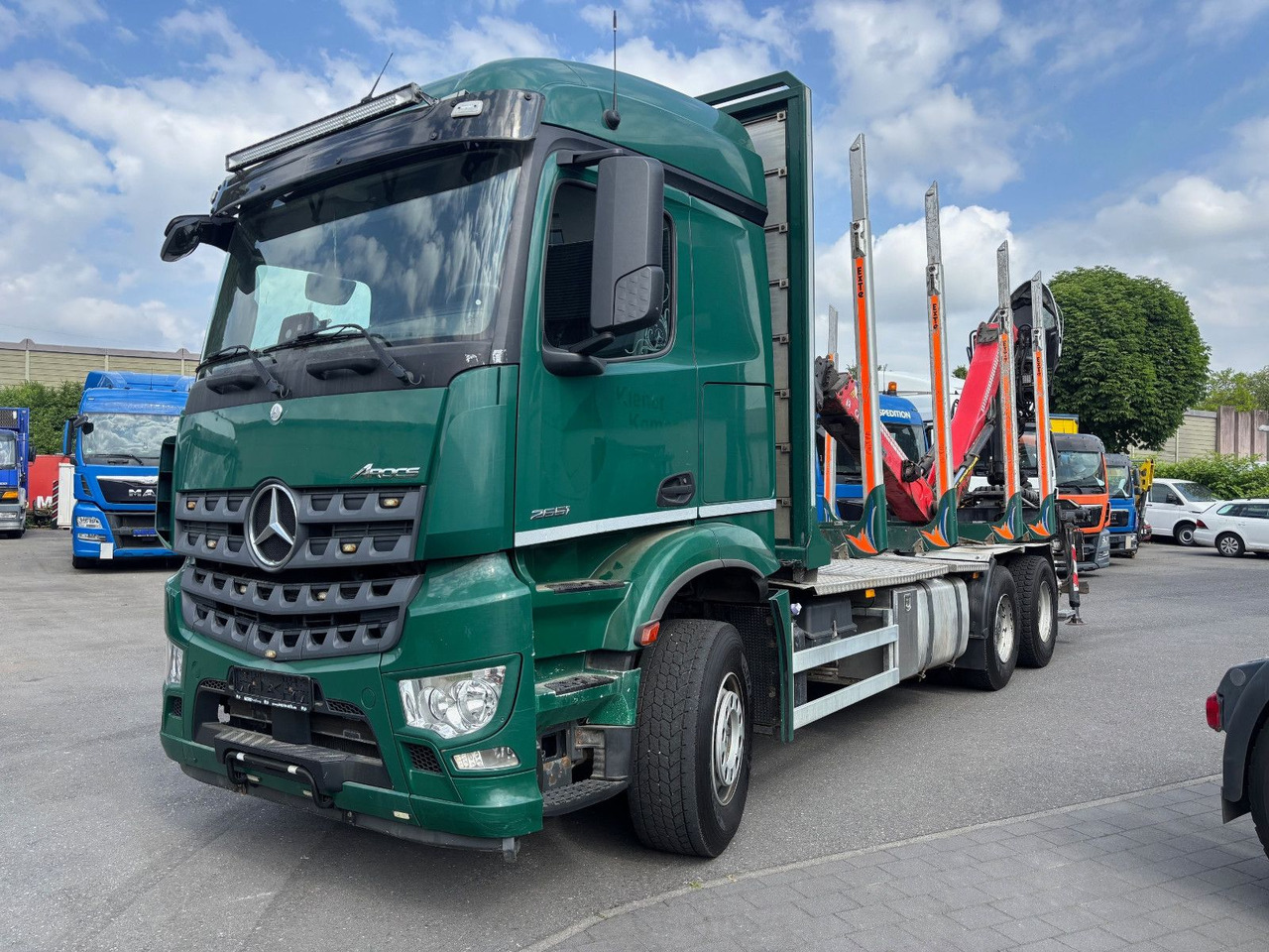 Mercedes-Benz Arocs 6x4/Kran Cranab TZ 12.2 - Kokvedējs, Kravas auto ar manipulatoru: foto 2 Mercedes-Benz Arocs 6x4/Kran Cranab TZ 12.2 - Kokvedējs, Kravas auto ar manipulatoru: foto 2