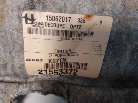Claas Arion 640, 500, 600 Cmatic, Cab Roof Linen, Panel 0021553371, 21553371 - Kabīne un interjers: foto 5 Claas Arion 640, 500, 600 Cmatic, Cab Roof Linen, Panel 0021553371, 21553371 - Kabīne un interjers: foto 5