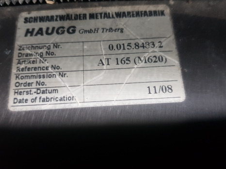 Deutz Agrotron M620, M600, M610, M640, Ttv610, L710 Fuel Cooler 0.015.8483.2 - Dzesēšanas sistēma - Traktors: foto 3 Deutz Agrotron M620, M600, M610, M640, Ttv610, L710 Fuel Cooler 0.015.8483.2 - Dzesēšanas sistēma - Traktors: foto 3