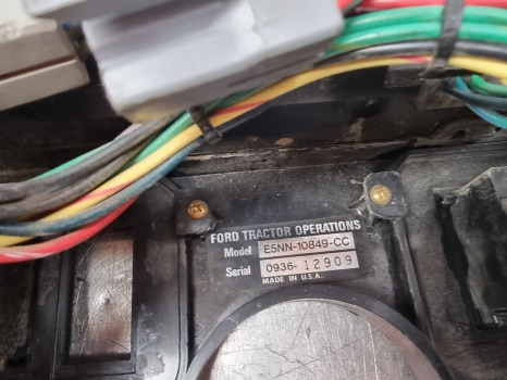 Elektrosistēma Ford Sq Digital Dashboard, Instrument Cluster, Clock E5nn10849cc, E5nn10849cd: foto 10