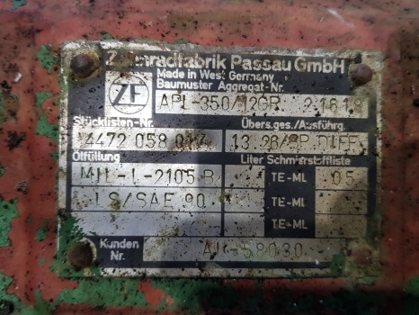 John Deere 3050, 3350 Apl350 Front Axle Housing Lhs Rhs 4472253055, 4472458028 - Priekšējā ass - Traktors: foto 2 John Deere 3050, 3350 Apl350 Front Axle Housing Lhs Rhs 4472253055, 4472458028 - Priekšējā ass - Traktors: foto 2