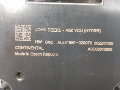 John Deere 5r, 6r Series 6r 185, Ecu Al220746, Al210192, Al211997 - Elektroniskais vadības bloks (ECU): foto 3 John Deere 5r, 6r Series 6r 185, Ecu Al220746, Al210192, Al211997 - Elektroniskais vadības bloks (ECU): foto 3