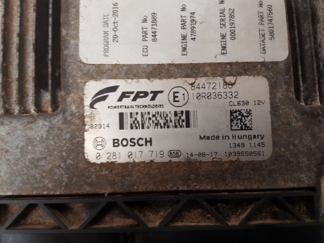New Holland T5.95 Engine Control Unit Ecu 84472188, 10r036332, 84471889 - Elektroniskais vadības bloks (ECU) - Traktors: foto 5 New Holland T5.95 Engine Control Unit Ecu 84472188, 10r036332, 84471889 - Elektroniskais vadības bloks (ECU) - Traktors: foto 5