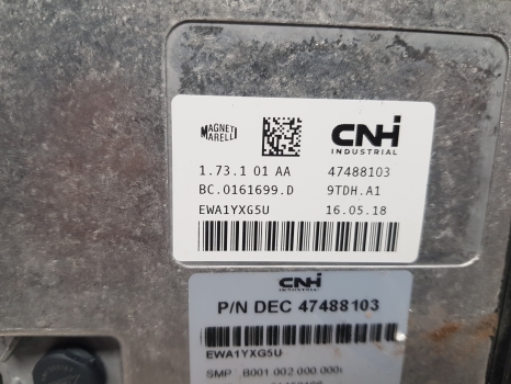 New Holland T5, T6 T6.180 Case Maxxum 145 Transmission Ecu 47488103 - Elektroniskais vadības bloks (ECU) - Traktors: foto 2 New Holland T5, T6 T6.180 Case Maxxum 145 Transmission Ecu 47488103 - Elektroniskais vadības bloks (ECU) - Traktors: foto 2