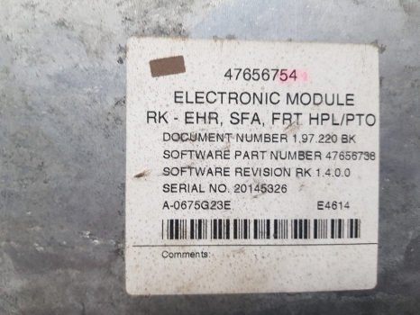 New Holland T7.170, T7.185, T7.200, T7.210 Xcm Unit Rk Ecu 47656754, 47656738 - Elektroniskais vadības bloks (ECU) - Traktors: foto 2 New Holland T7.170, T7.185, T7.200, T7.210 Xcm Unit Rk Ecu 47656754, 47656738 - Elektroniskais vadības bloks (ECU) - Traktors: foto 2