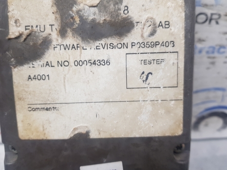 New Holland Tm Series Electronic Emu Control Unit 82021838; 82029202; 47915308 - Elektroniskais vadības bloks (ECU) - Traktors: foto 5 New Holland Tm Series Electronic Emu Control Unit 82021838; 82029202; 47915308 - Elektroniskais vadības bloks (ECU) - Traktors: foto 5