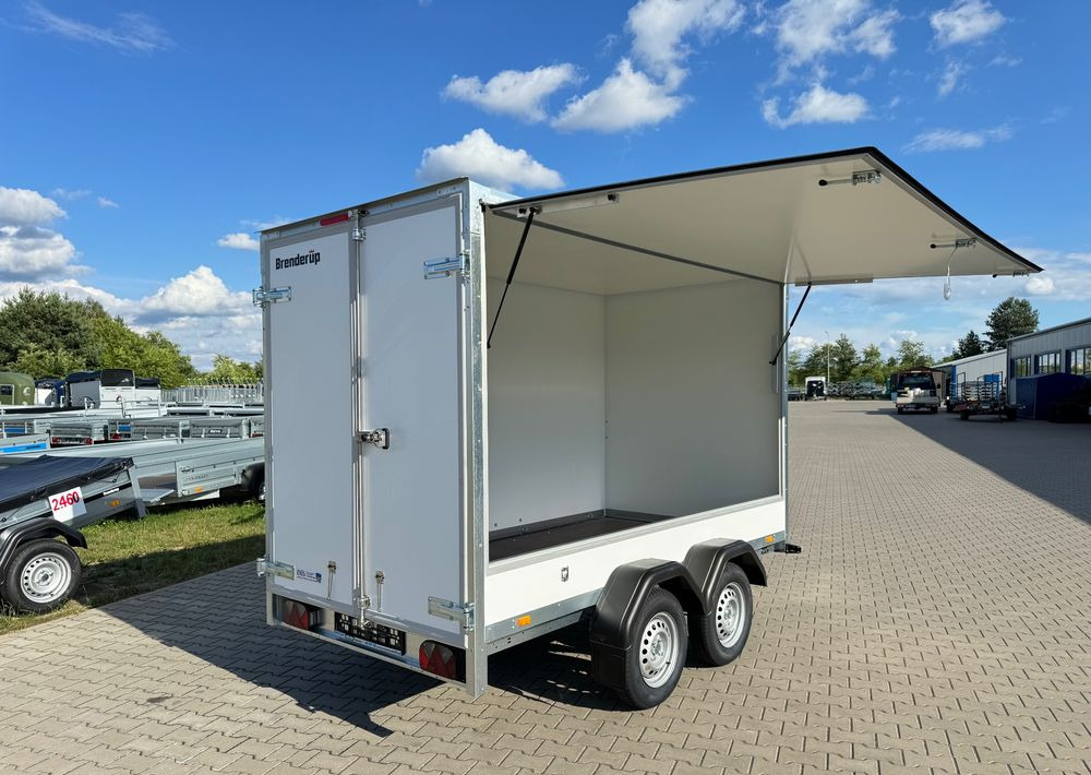 Jaunā Piekabe slēgtā virsbūve Brenderup Cargo CD300TB 300x155x185 cm 2000 kg drzwi + klapa: foto 17