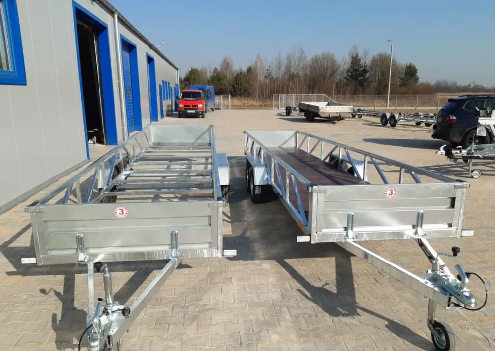 Jaunā Bortu piekabe/ Platforma CARRO dłużyca ramowa 612x123 cm, 750 kg: foto 8