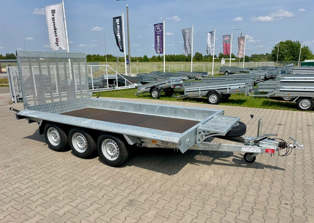 Niewiadów KN401835T - 400 x 185 cm | 2570kg ładowności | trap stalowy | 3-osiowa budowlanka - Celtniecības tehnikas piekabe: foto 1 Niewiadów KN401835T - 400 x 185 cm | 2570kg ładowności | trap stalowy | 3-osiowa budowlanka - Celtniecības tehnikas piekabe: foto 1