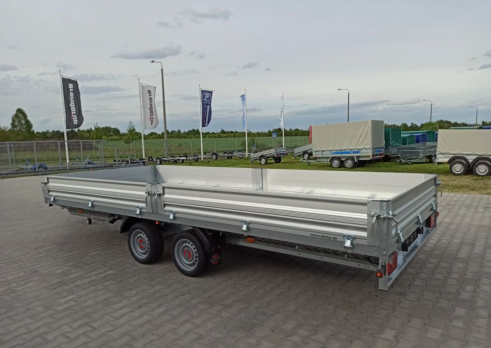 Stema Przyczepa 510x213 cm ALU 3,5T hamowana - Bortu piekabe/ Platforma: foto 5 Stema Przyczepa 510x213 cm ALU 3,5T hamowana - Bortu piekabe/ Platforma: foto 5