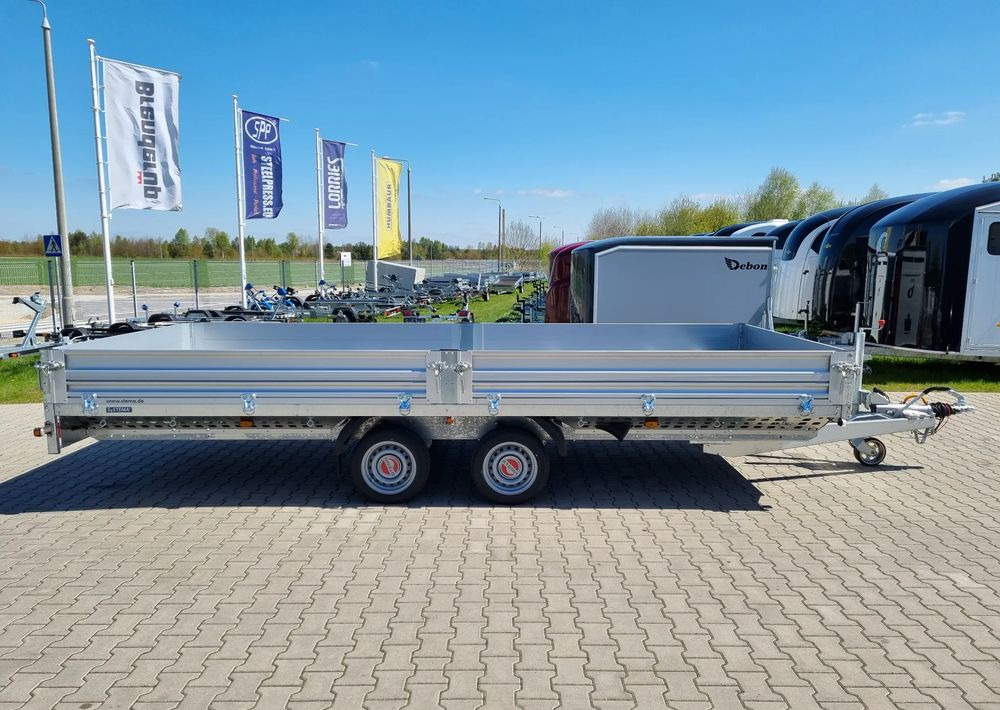 Stema Przyczepa 510x213 cm ALU 3,5T hamowana - Bortu piekabe/ Platforma: foto 2 Stema Przyczepa 510x213 cm ALU 3,5T hamowana - Bortu piekabe/ Platforma: foto 2