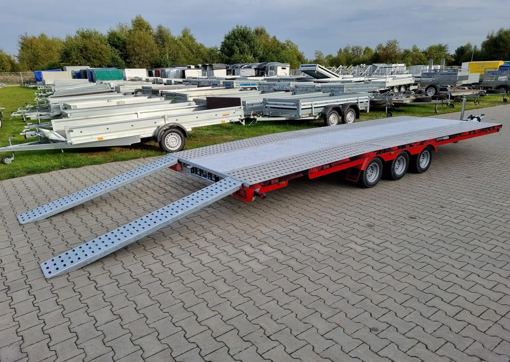 TA-NO Scorpio 55 PREMIUM laweta 3 osiowa 5.5m 3500kg DMC najazdy niski załadunek - Piekabe autovedējs: foto 4 TA-NO Scorpio 55 PREMIUM laweta 3 osiowa 5.5m 3500kg DMC najazdy niski załadunek - Piekabe autovedējs: foto 4