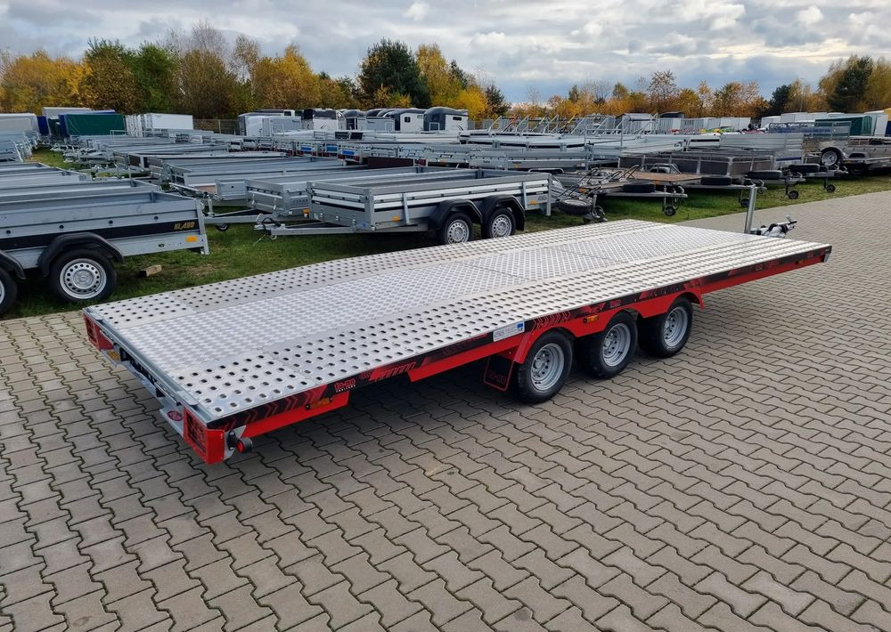 TA-NO Scorpio 55 PREMIUM laweta 3 osiowa 5.5m 3500kg DMC najazdy niski załadunek - Piekabe autovedējs: foto 3 TA-NO Scorpio 55 PREMIUM laweta 3 osiowa 5.5m 3500kg DMC najazdy niski załadunek - Piekabe autovedējs: foto 3