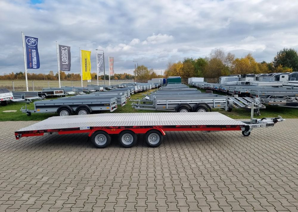 TA-NO Scorpio 55 PREMIUM laweta 3 osiowa 5.5m 3500kg DMC najazdy niski załadunek - Piekabe autovedējs: foto 2 TA-NO Scorpio 55 PREMIUM laweta 3 osiowa 5.5m 3500kg DMC najazdy niski załadunek - Piekabe autovedējs: foto 2