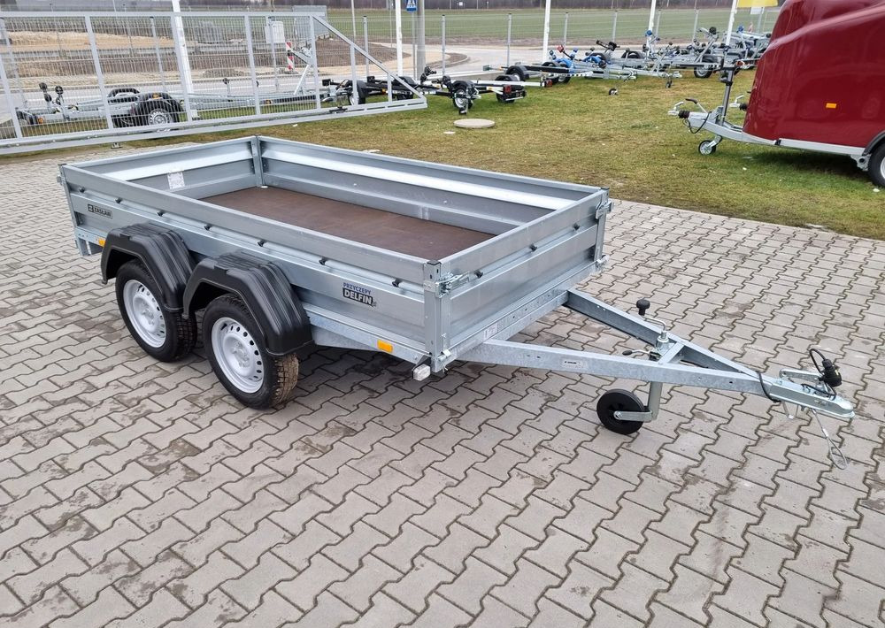 ZASŁAW 265T | 265 x 132 / 750 kg/ 2 osie / lekka przyczepa skrzyniowa - Bortu piekabe/ Platforma: foto 3 ZASŁAW 265T | 265 x 132 / 750 kg/ 2 osie / lekka przyczepa skrzyniowa - Bortu piekabe/ Platforma: foto 3