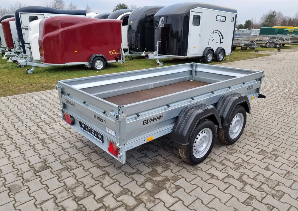 ZASŁAW 265T | 265 x 132 / 750 kg/ 2 osie / lekka przyczepa skrzyniowa - Bortu piekabe/ Platforma: foto 4 ZASŁAW 265T | 265 x 132 / 750 kg/ 2 osie / lekka przyczepa skrzyniowa - Bortu piekabe/ Platforma: foto 4