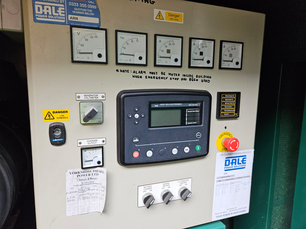 VOLVO TAD 720 GE DIESEL GENERATOR 120KW 150KVA 250 HOURS VOLVO TAD 720 GE DIESEL GENERATOR 120KW 150KVA 250 HOURS - Instrument/ Aprīkojums: foto 5 VOLVO TAD 720 GE DIESEL GENERATOR 120KW 150KVA 250 HOURS VOLVO TAD 720 GE DIESEL GENERATOR 120KW 150KVA 250 HOURS - Instrument/ Aprīkojums: foto 5