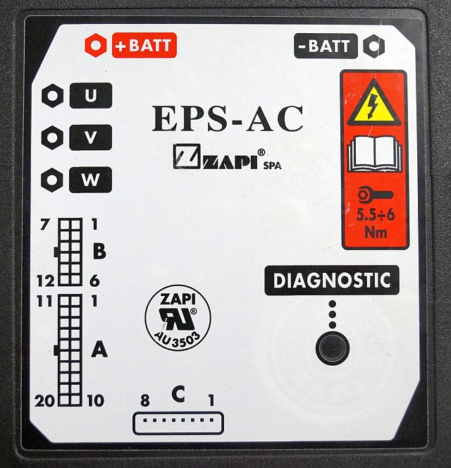 Hyster/Yale 8537102 | Controller Zapi EPS-AC F07094A-HYG 48V 40A Flash mat 21 37 - Elektroniskais vadības bloks (ECU) - Iekraušanas tehnika: foto 2 Hyster/Yale 8537102 | Controller Zapi EPS-AC F07094A-HYG 48V 40A Flash mat 21 37 - Elektroniskais vadības bloks (ECU) - Iekraušanas tehnika: foto 2