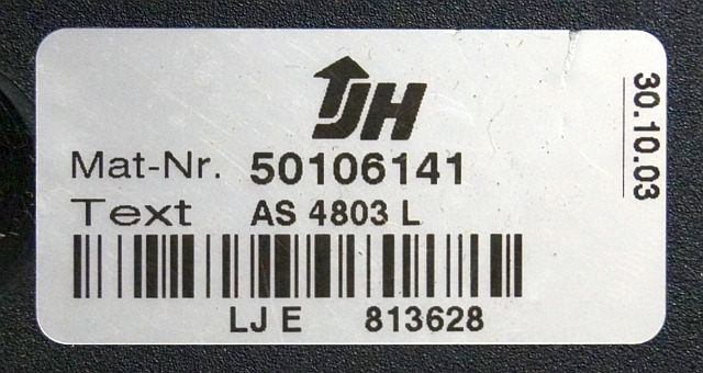 Jungheinrich 50106141 | Stuur regeling steering Controller AS4803 L for ETV214 - Elektroniskais vadības bloks (ECU) - Iekraušanas tehnika: foto 3 Jungheinrich 50106141 | Stuur regeling steering Controller AS4803 L for ETV214 - Elektroniskais vadības bloks (ECU) - Iekraušanas tehnika: foto 3