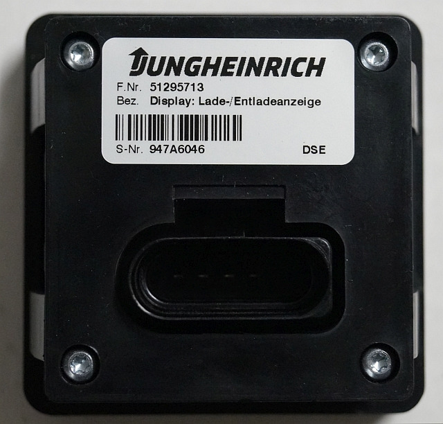 Jungheinrich 51295713 | Battery indicator sn. 947A6046 - Mērinstrumentu panelis - Iekraušanas tehnika: foto 2 Jungheinrich 51295713 | Battery indicator sn. 947A6046 - Mērinstrumentu panelis - Iekraušanas tehnika: foto 2