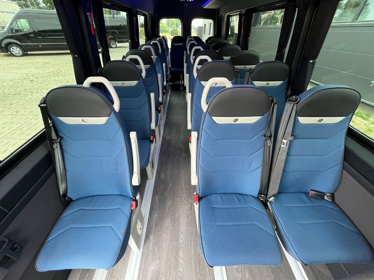 Mikroautobuss, Pasažieru furgons Mercedes-Benz Sprinter 517 Urban / City / School Bus / GSRII: foto 9