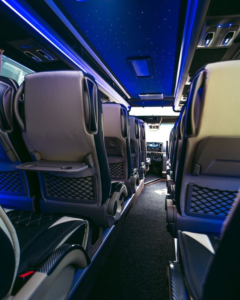 Mikroautobuss, Pasažieru furgons Mercedes-Benz Sprinter 519 XXL / 19+1+1 Exclusive/ Panorama: foto 20