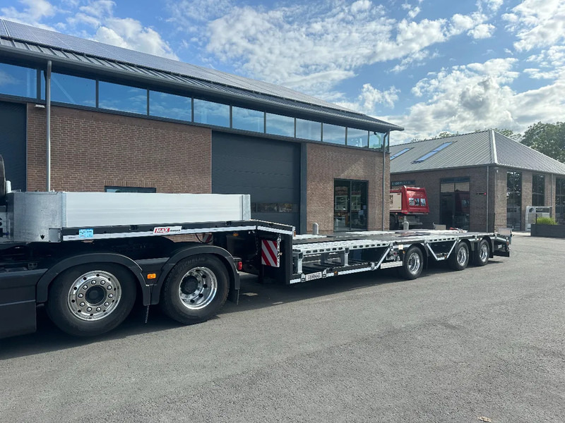 Max Trailer Faymonville / MAX100 / 3 AXLE / Extandable / Air suspended / 2x Unused - Puspiekabe zema profila platforma: foto 1 Max Trailer Faymonville / MAX100 / 3 AXLE / Extandable / Air suspended / 2x Unused - Puspiekabe zema profila platforma: foto 1