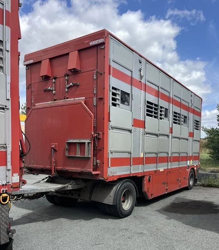 DAF XF 460 + Przyczepa Pezzaoli - 3X Trzoda, 2 X Bydło I 3 poziomy I Podnoszony dach I Hydroburta I Osie Skrętne I Poidła I Wentylatory I Pilot Manualny | Euro5 - Kravas automašīna dzīvnieku pārvadāšanai: foto 4 DAF XF 460 + Przyczepa Pezzaoli - 3X Trzoda, 2 X Bydło I 3 poziomy I Podnoszony dach I Hydroburta I Osie Skrętne I Poidła I Wentylatory I Pilot Manualny | Euro5 - Kravas automašīna dzīvnieku pārvadāšanai: foto 4
