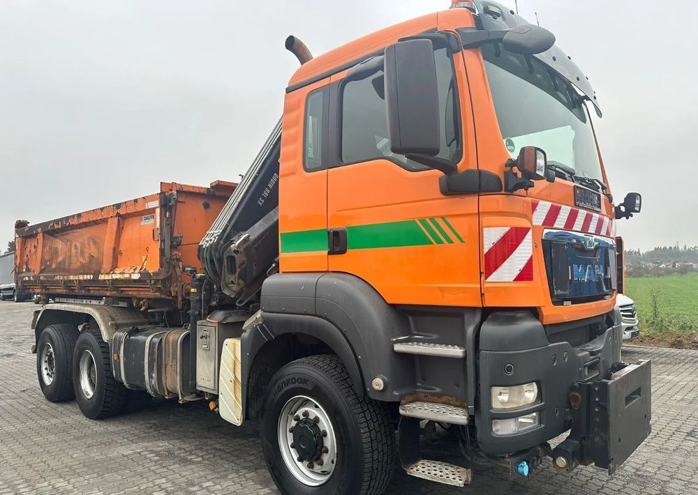 MAN TGS 26.480 6x4 •KRAN HIAB XS 166 HIDUO • Wywrotka 3-stronna • Bordmatik • Euro 6 • Retarder • - Kravas automašīna pašizgāzējs: foto 1 MAN TGS 26.480 6x4 •KRAN HIAB XS 166 HIDUO • Wywrotka 3-stronna • Bordmatik • Euro 6 • Retarder • - Kravas automašīna pašizgāzējs: foto 1