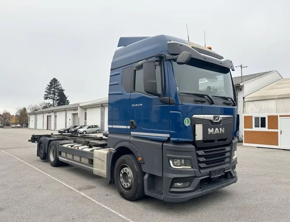 MAN TGX 26.470 6x2 | BDF | Oś podnoszona + skrętna | Retarder | Euro 6 | Automatyczna klimatyzacja | Napęd na tylne koła - Šasija kravas automašīna: foto 1 MAN TGX 26.470 6x2 | BDF | Oś podnoszona + skrętna | Retarder | Euro 6 | Automatyczna klimatyzacja | Napęd na tylne koła - Šasija kravas automašīna: foto 1