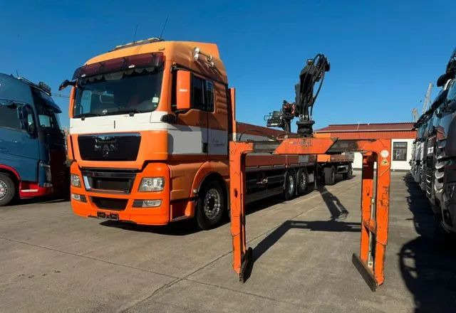 MAN TGX 26.480 • HDS Atlas 145.2 •Oś podnoszona i skrętna 426 tys. km - Zestaw z przyczepą Schwarzmüller Oś przednia – resory piórowe, tylna – pneumatyka • - Bortu kravas automašīna/ Platforma, Kravas auto ar manipulatoru: foto 1 MAN TGX 26.480 • HDS Atlas 145.2 •Oś podnoszona i skrętna 426 tys. km - Zestaw z przyczepą Schwarzmüller Oś przednia – resory piórowe, tylna – pneumatyka • - Bortu kravas automašīna/ Platforma, Kravas auto ar manipulatoru: foto 1