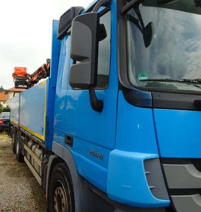Mercedes-Benz Actros 2546/6x2/455KM/ zabudowana platforma ładunkowa / Kran Atlas 165.2 – żuraw hydrauliczny Atlas z chwytakiem do podnoszenia i przenoszenia ładunków / sterowana oś podnoszona / Euro - Bortu kravas automašīna/ Platforma, Kravas auto ar manipulatoru: foto 2 Mercedes-Benz Actros 2546/6x2/455KM/ zabudowana platforma ładunkowa / Kran Atlas 165.2 – żuraw hydrauliczny Atlas z chwytakiem do podnoszenia i przenoszenia ładunków / sterowana oś podnoszona / Euro - Bortu kravas automašīna/ Platforma, Kravas auto ar manipulatoru: foto 2