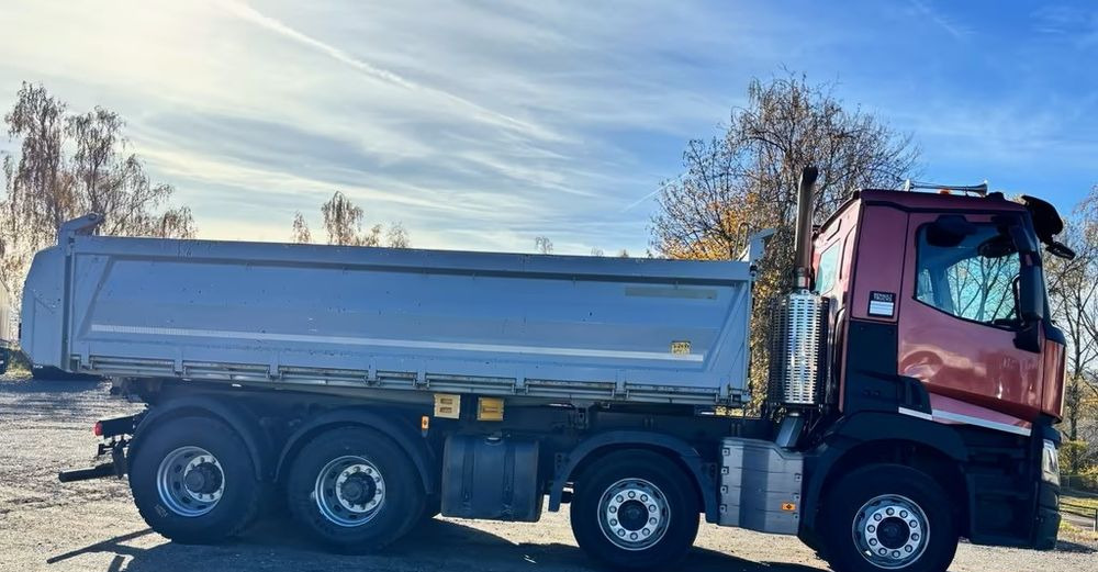 Renault C450 Comfort – 8x4 – Bordmatik – Wywrotka trójstronna - Meiller – ServoTwin – Euro 6 – Tylko 215.704 km !! - Kravas automašīna pašizgāzējs: foto 5 Renault C450 Comfort – 8x4 – Bordmatik – Wywrotka trójstronna - Meiller – ServoTwin – Euro 6 – Tylko 215.704 km !! - Kravas automašīna pašizgāzējs: foto 5