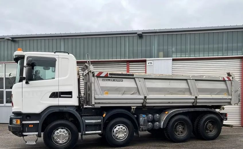 Scania G 450 8x4 | Meiller Bordmatik Wywrotka trójstronna | Retarder | 298.000 km!!!! | Euro 6 |1 właściciel - Kravas automašīna pašizgāzējs: foto 5 Scania G 450 8x4 | Meiller Bordmatik Wywrotka trójstronna | Retarder | 298.000 km!!!! | Euro 6 |1 właściciel - Kravas automašīna pašizgāzējs: foto 5
