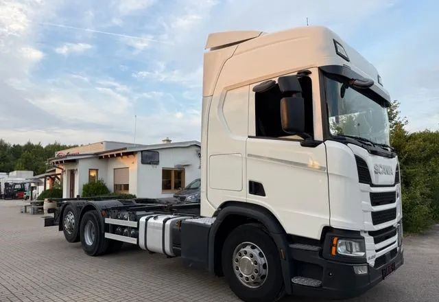 Scania R450 BDF • 6x2 • Euro 6d • Skrętna tylna oś • Retarder • Pod zabudowę • - Šasija kravas automašīna: foto 3 Scania R450 BDF • 6x2 • Euro 6d • Skrętna tylna oś • Retarder • Pod zabudowę • - Šasija kravas automašīna: foto 3
