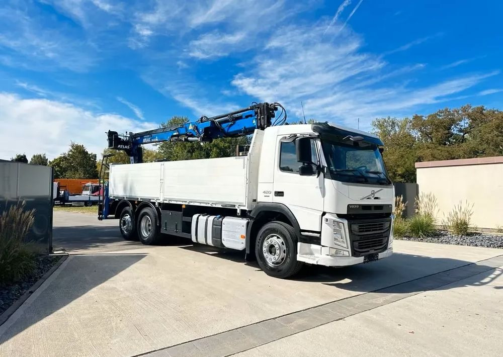 Volvo FM420 6x2 | HDS Atlas AK 186-3 z przestrzenią ładunkową | Euro6 |238 000 km - Bortu kravas automašīna/ Platforma, Kravas auto ar manipulatoru: foto 1 Volvo FM420 6x2 | HDS Atlas AK 186-3 z przestrzenią ładunkową | Euro6 |238 000 km - Bortu kravas automašīna/ Platforma, Kravas auto ar manipulatoru: foto 1
