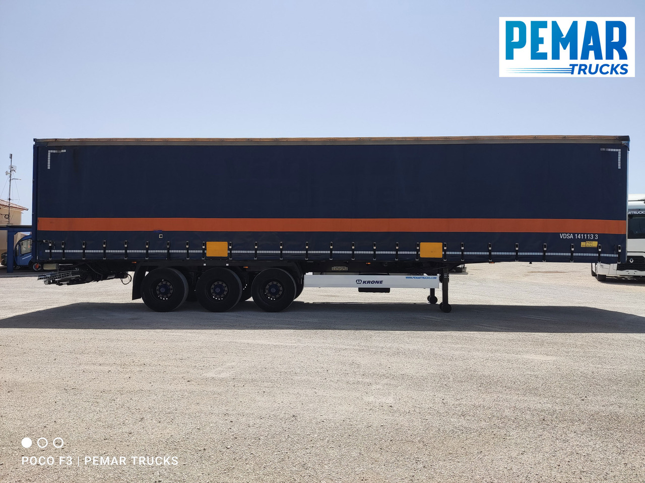 KRONE SD TAUTLINER PLATAFORMA ELEVADORA - Tenta puspiekabe: foto 4 KRONE SD TAUTLINER PLATAFORMA ELEVADORA - Tenta puspiekabe: foto 4