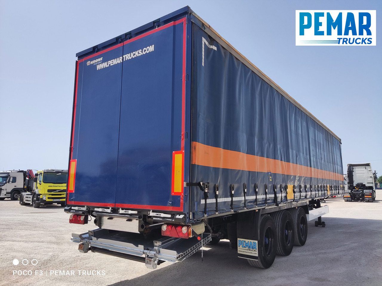 KRONE SD TAUTLINER PLATAFORMA ELEVADORA - Tenta puspiekabe: foto 5 KRONE SD TAUTLINER PLATAFORMA ELEVADORA - Tenta puspiekabe: foto 5