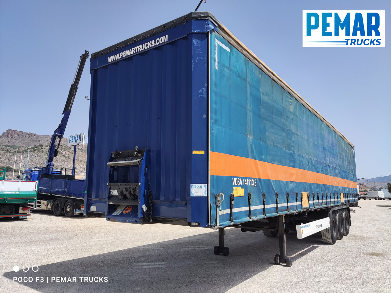 KRONE SD TAUTLINER PLATAFORMA ELEVADORA - Tenta puspiekabe: foto 1 KRONE SD TAUTLINER PLATAFORMA ELEVADORA - Tenta puspiekabe: foto 1