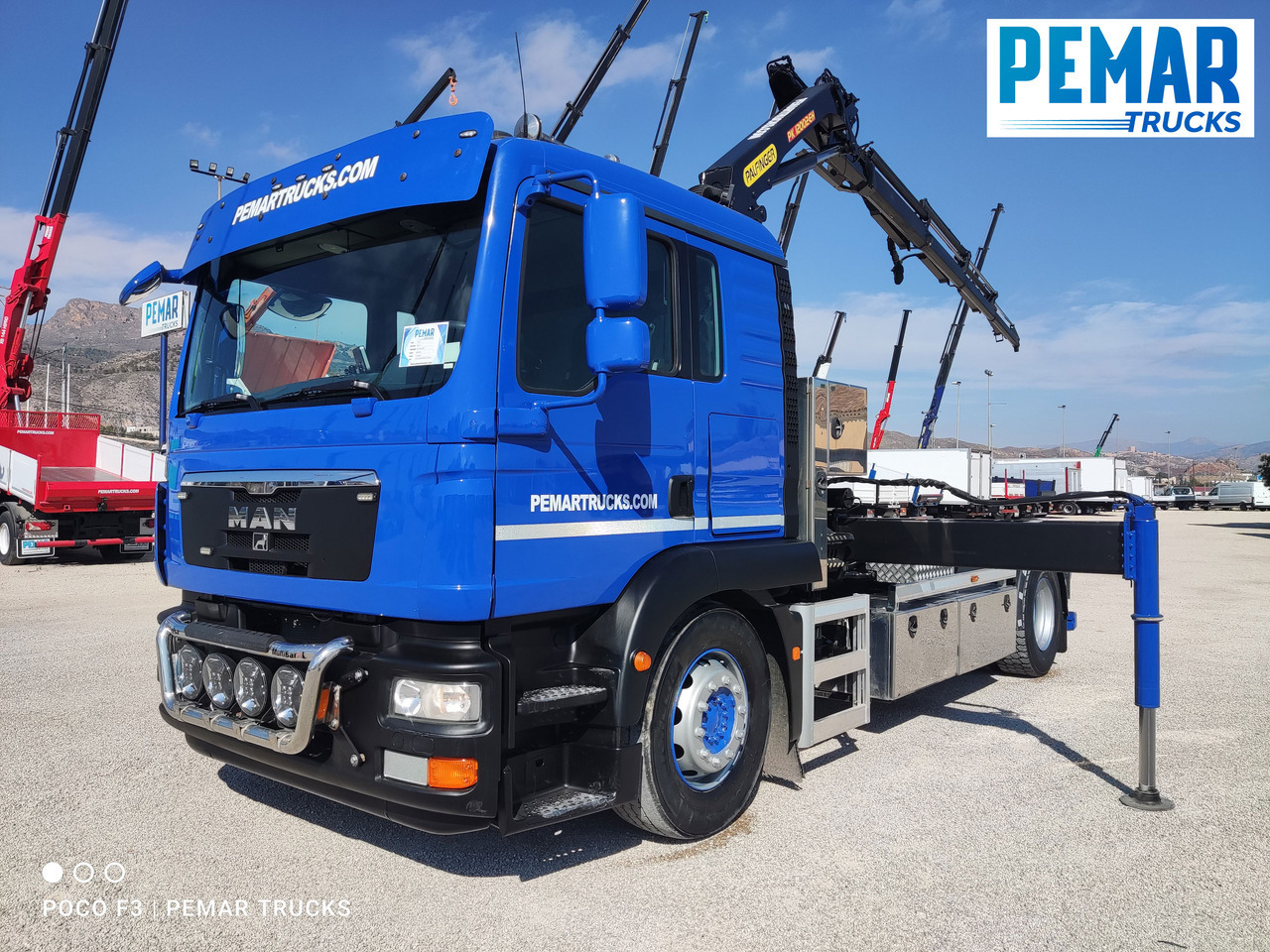MAN TGM 18.290 GRUA MULTILIFT - Pacēlājs ar āķi, Kravas auto ar manipulatoru: foto 1 MAN TGM 18.290 GRUA MULTILIFT - Pacēlājs ar āķi, Kravas auto ar manipulatoru: foto 1