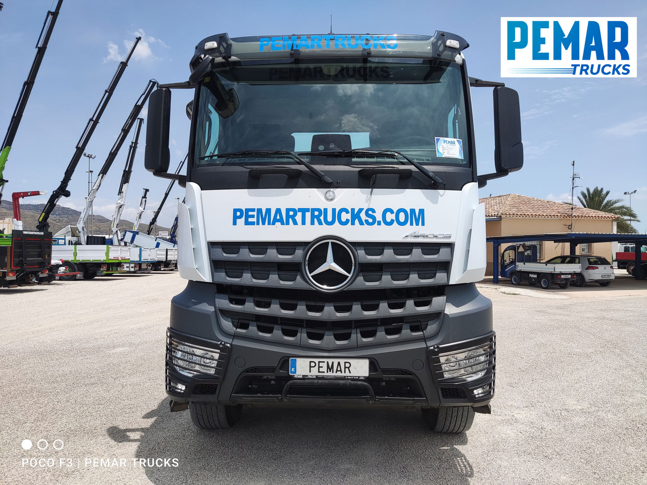 MERCEDES-BENZ AROCS 1845 PORTACONTENEDOR CADENA - Būvgružu konteineru vedējs: foto 3 MERCEDES-BENZ AROCS 1845 PORTACONTENEDOR CADENA - Būvgružu konteineru vedējs: foto 3