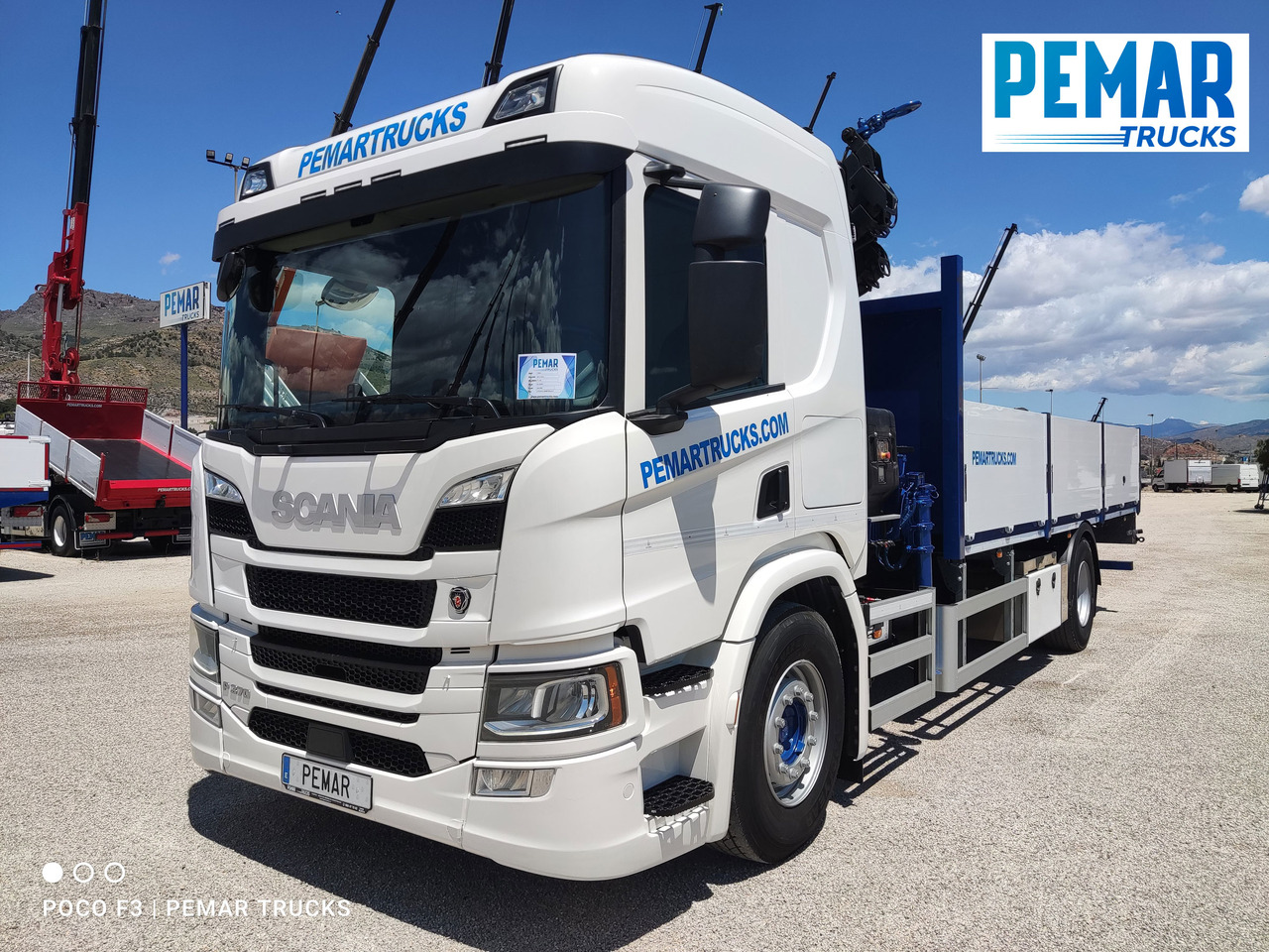 SCANIA P 370 4X2 GRUA CAJA FIJA - Bortu kravas automašīna/ Platforma, Kravas auto ar manipulatoru: foto 2 SCANIA P 370 4X2 GRUA CAJA FIJA - Bortu kravas automašīna/ Platforma, Kravas auto ar manipulatoru: foto 2
