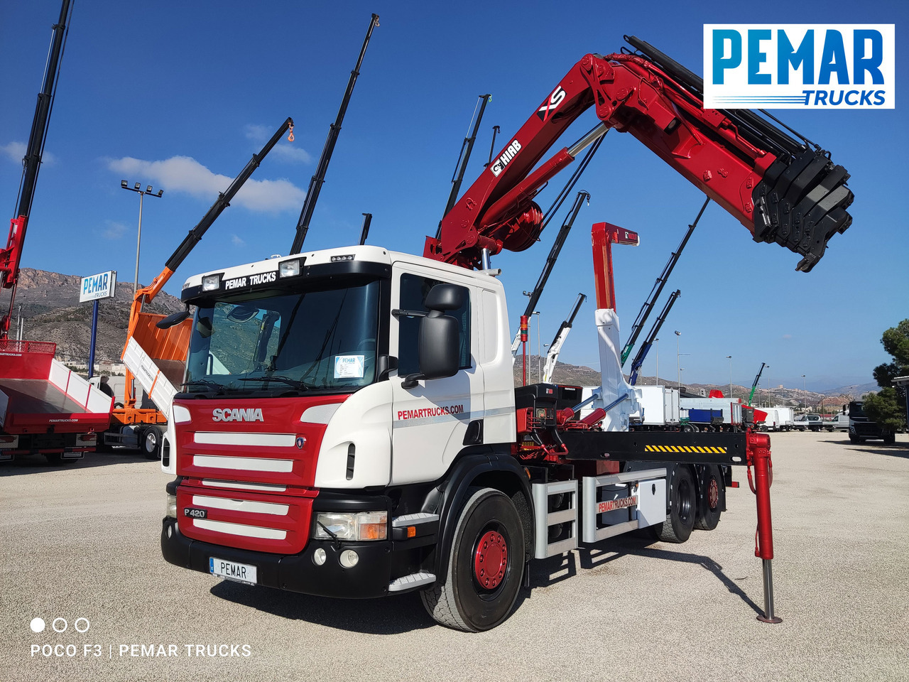 Kravas auto ar manipulatoru SCANIA P 420 GRUA GANCHO MULTILIFT 6X2: foto 29