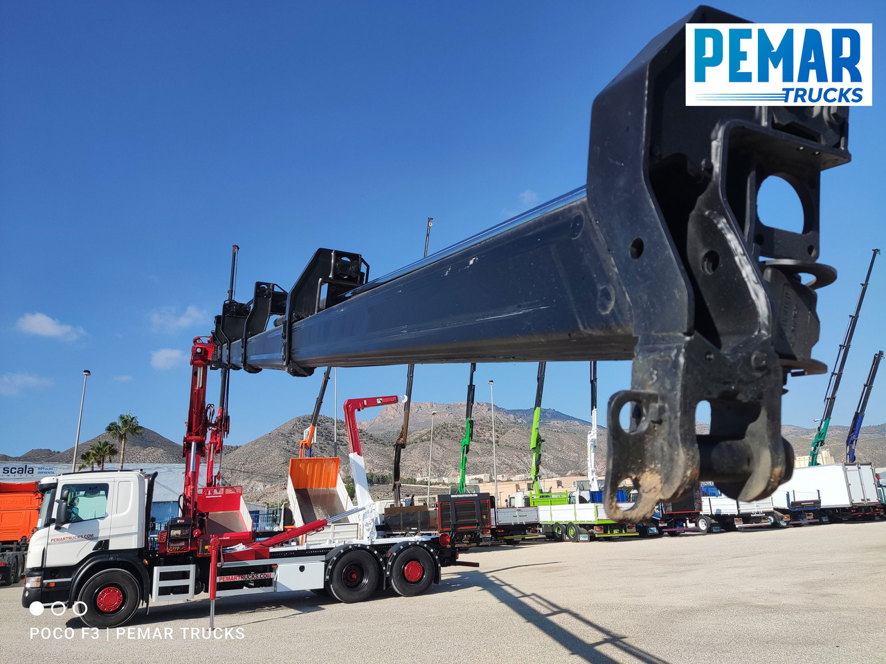 Kravas auto ar manipulatoru SCANIA P 420 GRUA GANCHO MULTILIFT 6X2: foto 27